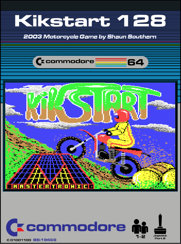 Kikstart 2 Course Designer box art for Commodore 64